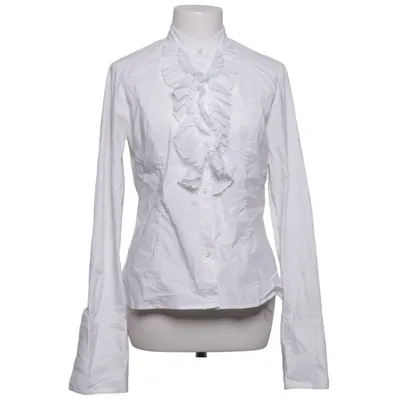 Bluse (Hvid) fra SEA Bomuld, Elastan, Polyester