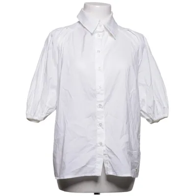 Chemise à manches courtes (Blanc) de La Dress by Simone Coton, Élasthane, Polyamide