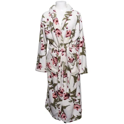 Badekåbe (Hvid, Flerfarvet) fra Kronborg Polyester
