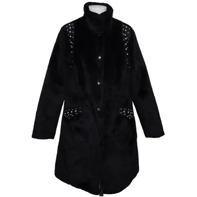 Coat (Black) from Pfeffinger Polyester, Polyurethane, Viscose