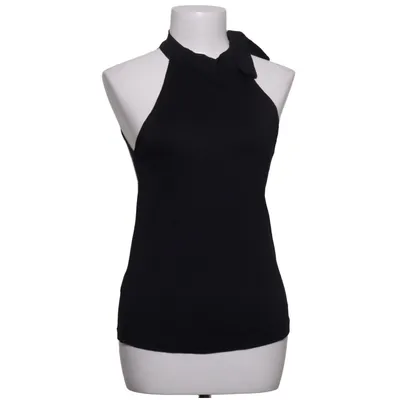 Neckholder Top (Schwarz) von Zara Knitwear Elasthan, Polyamid