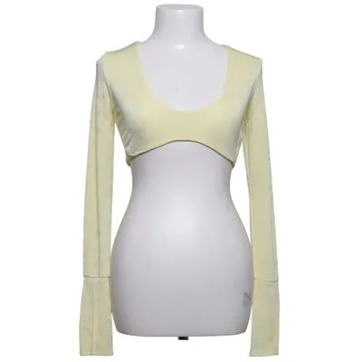 Crop top (Yellow) from Tiger Mist Elastane, Polyester