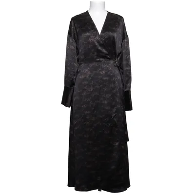 Omlottklänning (Svart, Flerfärgad) från Karen by Simonsen Polyester