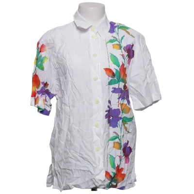 Chemise à manches courtes (Blanc, Multicolore) de Tru Viscose