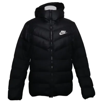 Winterjacke (Schwarz) von Nike Daune, Feder, Polyester