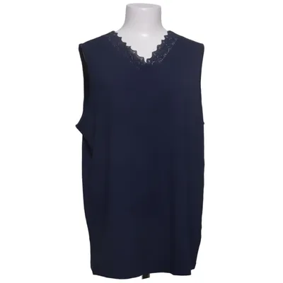 Top (Blauw) van Denim & Co Elastaan, Viscose