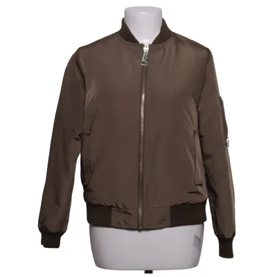 Bomber jacket (Brown) from Flam Mode Elastane, Polyester