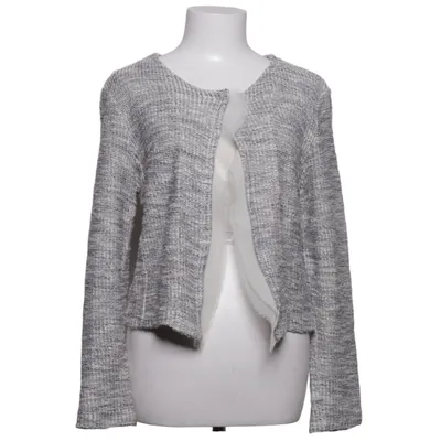 Cardigan (Grå, Hvid, Guld) fra List Akryl, Bomuld, Metallfiber, Polyamid, Polyester