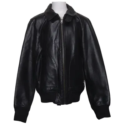 Leren jack (Zwart) van JC Leer, Polyester