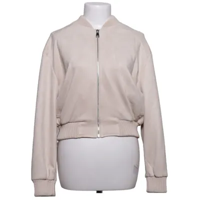 Bomber jacket (Beige) from Zara Elastane, Polyester