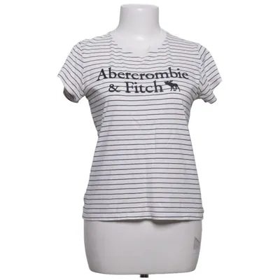 T-shirt (White, Black) from Abercrombie & Fitch Cotton