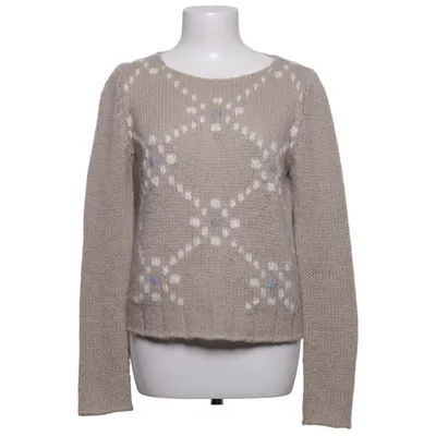 Trui (Beige, Wit, Blauw) van Prisma Acryl, Alpacawol, Mohair