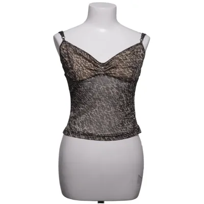 Tank Top (Beige, Brown) from Bisou Bisou Polyamide, Polyester