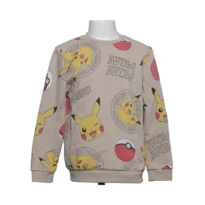 Sweatshirt (Beige, Multicolored) from Pokémon Cotton, Polyester