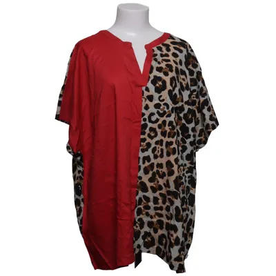 T-shirt (Red, Multicolored) from Zhenzi Viscose