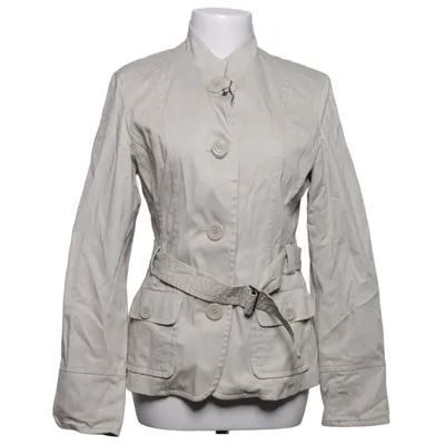 Jacket (Beige) from Amisu Cotton, Elastane, Polyester