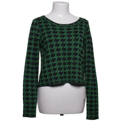 Pull-over (Vert, Noir) de Edith & Ella Acrylique, Laine de mouton