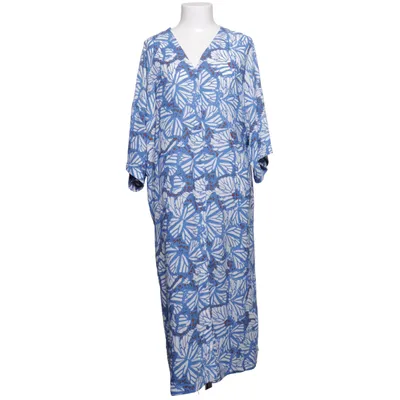 Jurk (Blauw, Wit, Meerkleurig) van Lindex Polyester