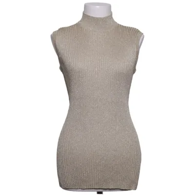 Haut (Beige) de Puszta Élasthane, Fibre métallique, Polyester, Viscose