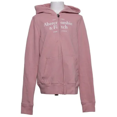 Hættetrøje (Pink) fra Abercrombie & Fitch Bomuld, Polyester
