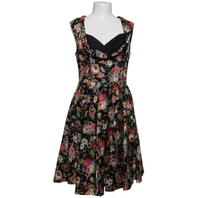 Dress (Black, Multicolored) from Lindy Bop Cotton, Elastane