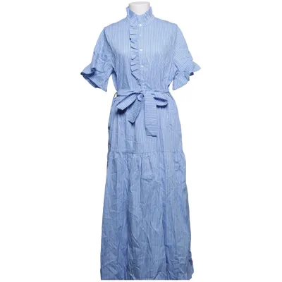 Långklänning (Blå, Vit) från Neo Noir Bomull, Elastan, Polyamid