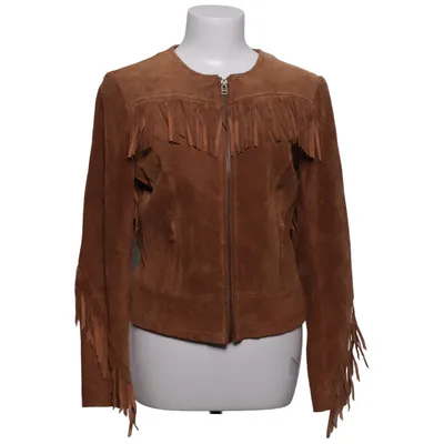 Leren jack (Basic) van Zara Basic Leer