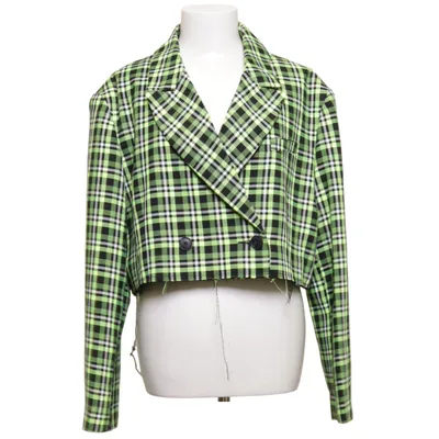 Blazer (Green, Black, White) from Collusion Polyester