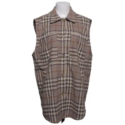 Vest (Beige, Brown) from Culture Polyester