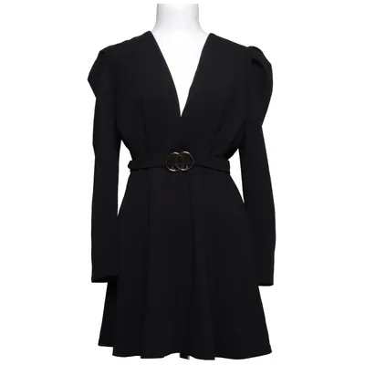 Omlottklänning (Svart) från Missay Elastan, Polyester