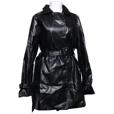 Trenchcoat (Sort) Bomuld, Polyester