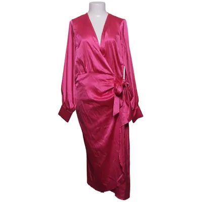 Wrap dress (Pink) from Never Fully Dressed Elastane, Polyester