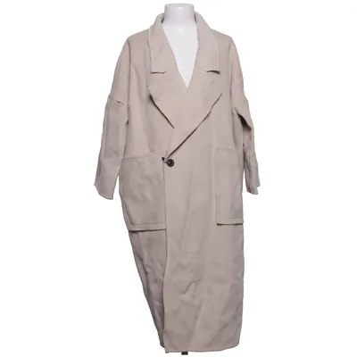 Coat (Beige) from Silk Maison Wool