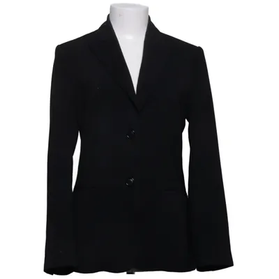 Blazer (Black) from Turnover Acetate, Cupro, Polyester