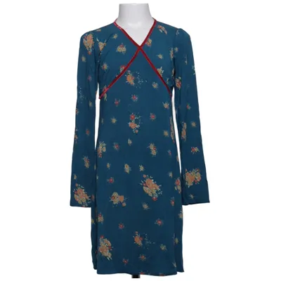 Jurk (Blauw, Meerkleurig) van Petit Louie Elastaan, Viscose
