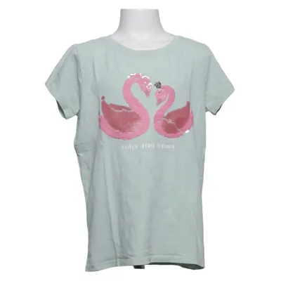 T-shirt (Groen) van Yigga Katoen, Elastaan