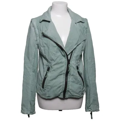 Bikerjacka (Grön) från Mage Bomull, Polyester, Viskos
