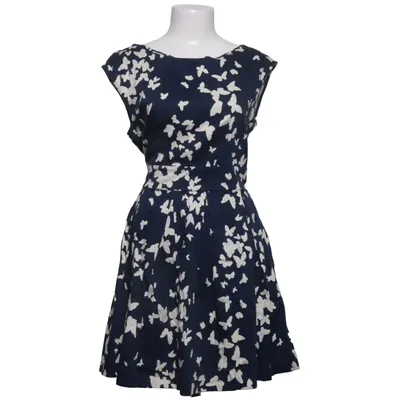 Jurk (Blauw, Wit) van Closet Katoen, Elastaan