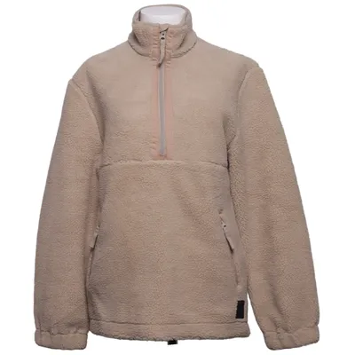 Fleecetrøje (Timo Half Zip) fra Samsøe & Samsøe Bomuld, Genanvendt polyester