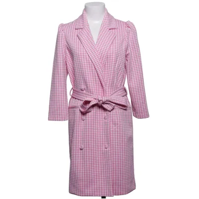 Frakke (Pink, Hvid) fra Reserved Elastan, Polyester