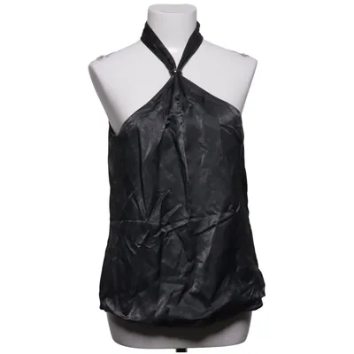 Halter neck top (Black) from My Essential Wardrobe Polyester, Viscose