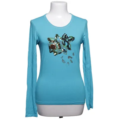 Long sleeve T-shirt (Blue) from Marc Aurel Elastane, Viscose