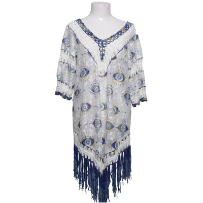 Beach dress (White, Blue, Yellow) from Menglu Polyamide, Viscose