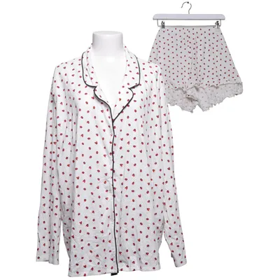 Pyjamasz (Hvid, Rød) fra H&M Bomuld