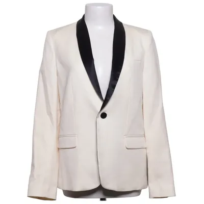 Veste de smoking (Blanc, Noir) de Zadig & Voltaire Deluxe Coton, Soie, Viscose, Laine