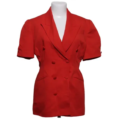 Kavaj (Röd) från Casting Polyester, Viskos
