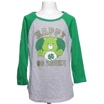 Pyjamaströja (Grå, Grön) från Care Bears Bomull, Polyester