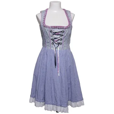 Dirndl (Blå, Vit) från Wiesnkönig Bomull, Polyester