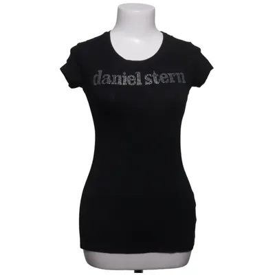 T-shirt (Svart) från Daniel Stern Bomull, Elastan