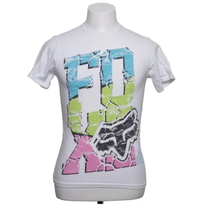 T-shirt (Blanc, Multicolore) de Fox Coton